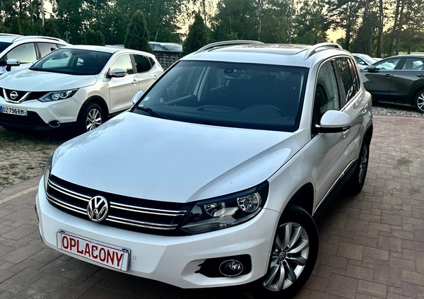 Volkswagen Tiguan cena 42400 przebieg: 172555, rok produkcji 2012 z Ostrołęka małe 154